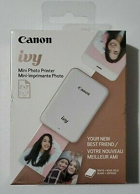 &/#@! CANON IVY MINI PHOTO PRINTER BLUETOOTH  (WHITEROSE... Canon Ivy Mini Photo Printer, Gifts Wishlist, Canon Ivy, Mini Photo Printer, Mobile Photo Printer, Cute Camera, Men Faces, Mini Printer, Mobile Photo