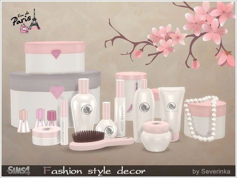 Sims 4 Cc Hatsune Miku Outfit, Sims 4 Make Up Decor, The Sims Resource Sims 4 Objects, Sims 4 Cc Cosmetics, Sims 4 Cc Bathroom Set, Sims4 Bathroom Cc, The Sims Resource Objects, The Sims 4 Cc Objects, Sims 4 Decor