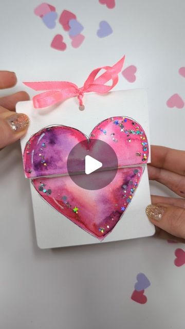 Cute Heart Drawings Doodles, Message Card Design Ideas, Diy Valentine Card, Heart Activities, 4h Crafts, Draw A Heart, Valentine Craft, Diy Valentines Cards, Happy Hearts Day