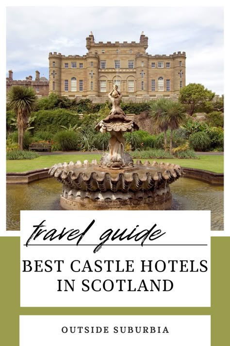 Castle Hotels in Scotland Best Hotels In Edinburgh Scotland, Scotland Castles To Stay In, Fort William Scotland, Visiting Scotland, Scotland Hotels, St Andrews Scotland, Stay In A Castle, Scotland Vacation, Scotland Road Trip