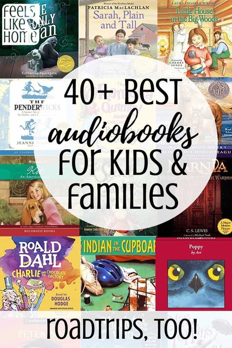 The 40 Best Audiobooks for Kids and Families - Feels Like Home™ Audio Books For Kids, Best Kids Watches, Family Read Alouds, Best Audiobooks, Read Aloud Books, Family Reading, Road Trip With Kids, Audible Books, The Best Books