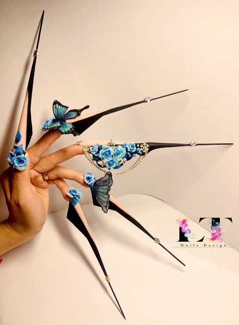 Fantasy Nail Art Competition, Competition Nails, Extreme Nails, Crazy Nail Designs, Vegas Nails, Xmas Nail Art, Long Nail Art, New Nail Art Design, Pretty Toe Nails