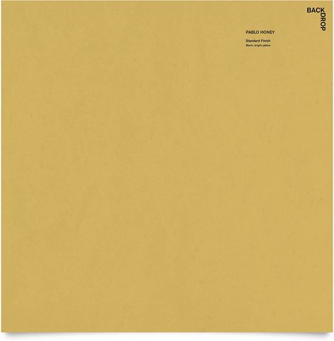 BACKDROP | Large Adhesive Paint Swatch | PABLO HONEY - Warm, bright yellow | 12" x 12" Color Sample Pablo Honey, Couture 2023, Floral Couture, Honey Color, Paint Swatches, Honey Colour, Color Samples, Interior Paint, Bright Yellow