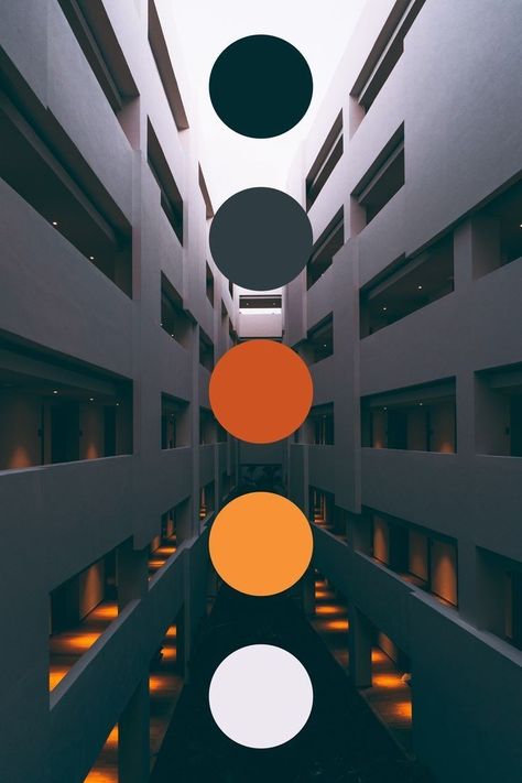 Urban Color Palette, Tattoo Modern, Flat Color Palette, Orange Color Schemes, Website Color Palette, Monochromatic Color Palette, Pantone Colour Palettes, Color Design Inspiration, Hex Color Palette