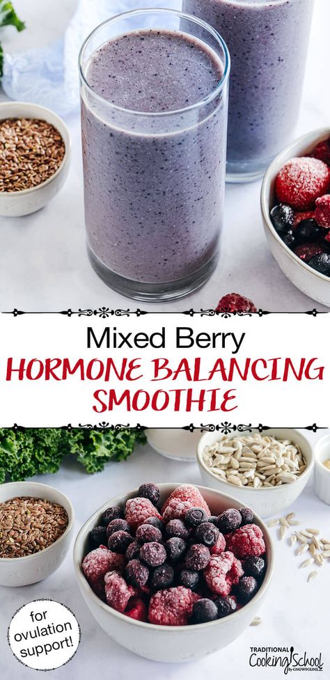 Hormone Balancing Smoothie Recipe, Hormone Smoothie, Hormone Recipes, Nourishing Smoothies, Healing Juices, Female Cycle, Hormone Balancing Smoothie, Hormone Reset, Purple Smoothie