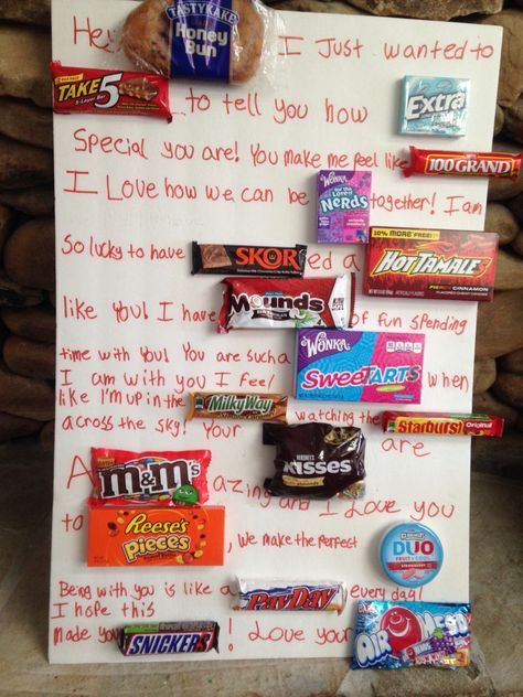 Candy poster I Love You Candy Poster, Candy Poster For Valentines Day, Candy Poster Board Valentines, Easy Handmade Christmas Gifts, Candy Poster Board, Bar Letters, Candy Posters, Candy Bar Poster, Bar Posters