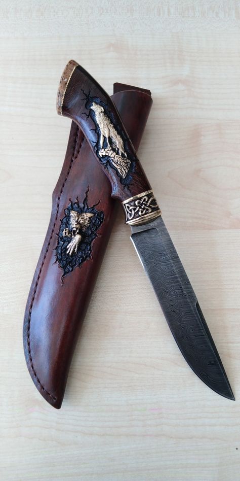 Bowie Knife Sheath, Forging Knives, Knife Patterns, Unique Knives, Hand Forged Knife, Pretty Knives, Handcrafted Knife, Chef Kitchen, Boning Knife