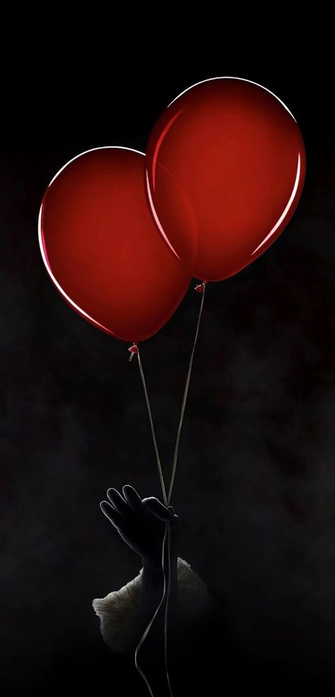 Pennywise Photoshoot, Pennywise Painting, Pennywise Balloon, It Balloon, Pennywise Tattoo, Horror Humor, Clown Balloons, Balloon Tattoo, Halloween Party Flyer