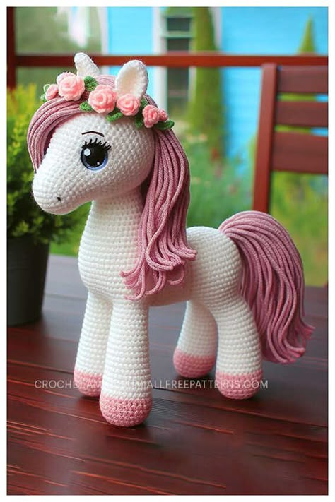 Amigurumi Free Pattern Horse, Free Unicorn Crochet Pattern Amigurumi, Crochet Horse Pattern Free Amigurumi, Free Unicorn Crochet Pattern, Crochet Horse Pattern Free, Horse Crochet Pattern Free, Unicorn Crochet Pattern Free, Pony Crochet Pattern, Crochet Horse Pattern