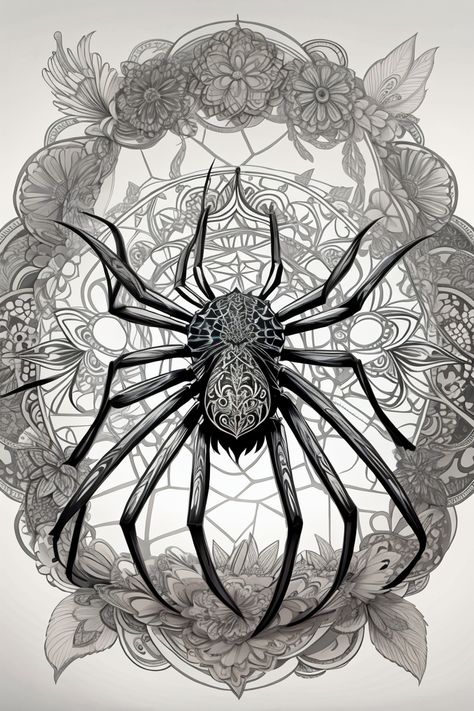 Spiderweb Mandala, Spider Mandala, Mandala Designs, Dot Painting, Mandala Design, Spider Web, Mandala Art, Blending, Insects