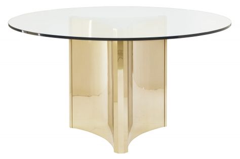 All Dining Room Items | Bernhardt Dining Table For 8 People, Gold Round Dining Table, Metal Round Dining Table, Dining Table With Glass Top, Brass Dining Table, Round Glass Table, Metal Base Dining Table, Pedestal Table Base, Table With Glass Top