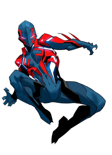 Spiderman Fan Design, Spider Man Villains Concept Art, Dan Mora, All Spiderman, Marvel Character Design, Spiderman 2099, Hero Design, Marvel Characters Art, Spider Art