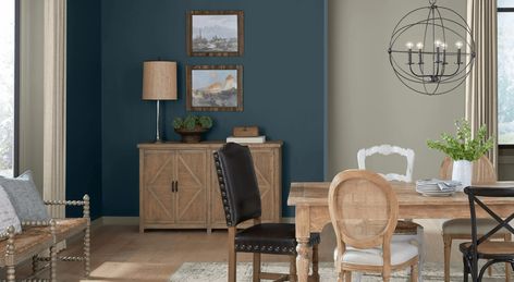 Mount Etna October 2024 Color of the Month | Sherwin-Williams Mount Etna Sherwin Williams, Deep Blue Paint, Color Of The Month, Mount Etna, Home View, Blue Paint Colors, 2024 Color, Color Chip, Paint Samples