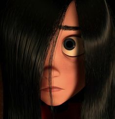 *VIOLET ~ The Incredibles, 2004 The Incredibles 2004, Disney Incredibles, Violet Parr, Disney Pixar Characters, Disney Pixar Movies, Pixar Characters, Pixar Movies, Long Black Hair, Animation Studio