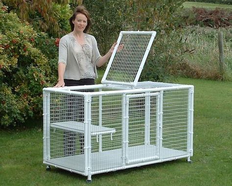 Diy Dog Pen Indoor, Diy Dog Pen, Cat Cages Indoor, Diy Cat Enclosure, Cat Fence, Pet Bunny Rabbits, Cat Patio, Indoor Ideas, Cat Cage