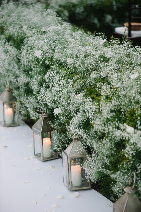 Church Aisle, Gypsophila Wedding, Wedding Church Decor, Church Wedding Flowers, Aisle Flowers, Wedding Aisle Decorations, Baby S Breath, Future Wedding Plans, Aisle Decor