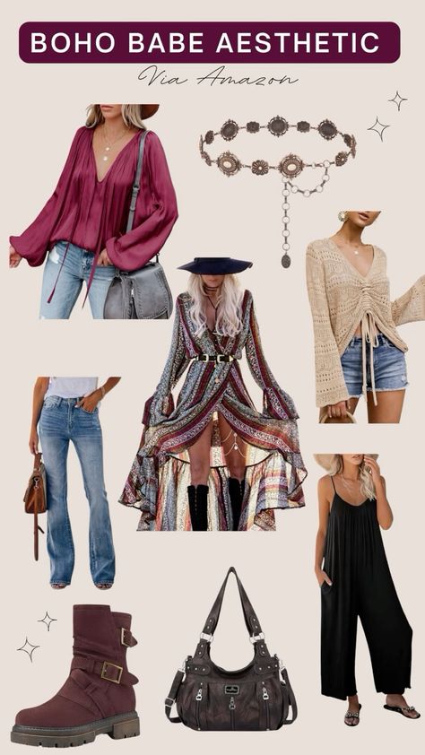 Boho Babe Aesthetic 🖤
Boho, hippie, indy, chill vibes, laid back, western, flowy jumper, flare jeans, crochet top, flowy long sleeve, suade boots, grungy purse, jumper, chain belt, clean girl, boss babe, amazon 

Follow my shop @magnoliamegan on the @shop.LTK app to shop this post and get my exclusive app-only content!

#liketkit #LTKstyletip #LTKSeasonal #LTKsalealert
@shop.ltk
https://liketk.it/577pL Jeans Crochet, Aesthetic Boho, Chill Vibes, Chain Belt, Clean Girl, Boss Babe, Boho Hippie, Flare Jeans, Crochet Top