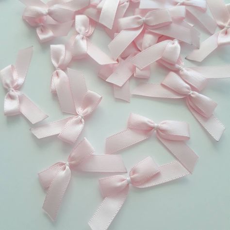 "Pastel Mini Bow Embellishments, 12CT Ribbon Bow Applique, Scrapbooking Bows, Card Making, Craft Supplies, Small Craft Bow Great for scrapbooking, hair clips, invitations, card making, gifts, headbands etc. - Set of 12 pieces - Size approximately 1.5\" - Hand Tied Bows - Use thread or hot glue to attach - Handmade with love by BelowBlink" Small Bows Diy Ribbons, Bows Aesthetic, Scottish Tablet, Bow Embellishments, Pastel Mini, Mini Hair Bows, Small Hair Bows, Bow Applique, Invitations Card