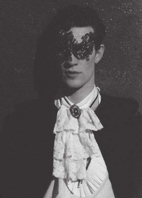 Matt Smith Masquerade Mask Aesthetic Male, Will Herondale, Night Circus, Infernal Devices, Jackdaw, Dorian Gray, In The Stars, The Infernal Devices, Matt Smith