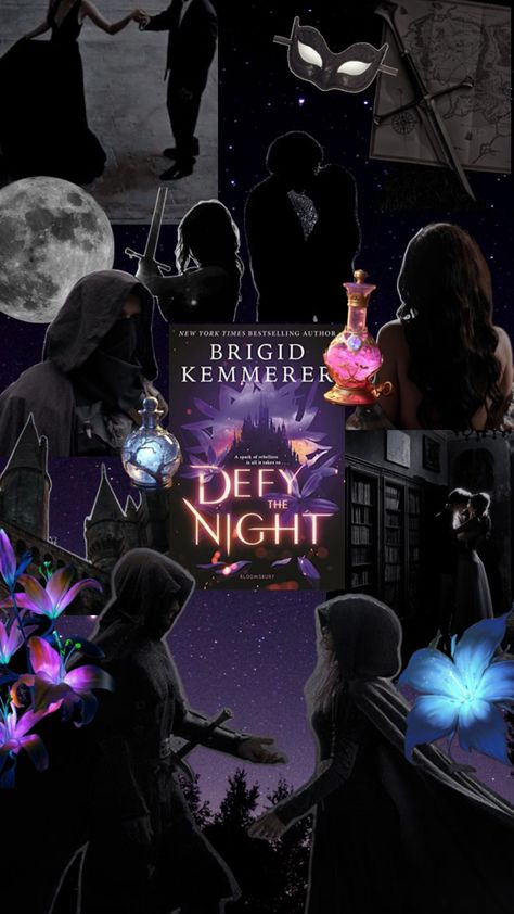 Corrick Defy The Night, Defy The Night Book, Night Book Aesthetic, Defy The Night, Night Collage, Brigid Kemmerer, Night Book, Geek Life, Top Books To Read