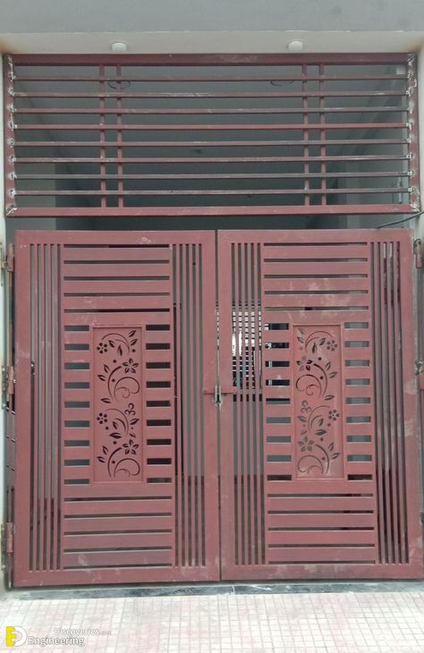 Main Gate Designs, Latest Gate Design, Modern Steel Gate Design, Iron Main Gate Design, Modern Main Gate Designs, Home Gate Design, Gate Wall Design, Gate Designs Modern, Grill Gate Design