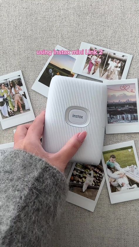 Find 'instax' on TikTok | TikTok Search Instax Mini Printer Aesthetic, Instax Gift Ideas, Instant Camera Aesthetic, Polaroid Camera Pictures, Polaroid Printer, Instax Printer, Portrait Camera, Phone Essentials, Instax Mini 9