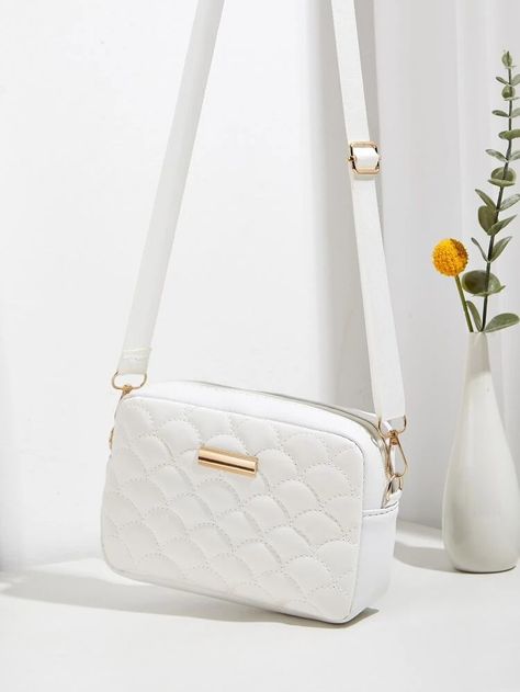 Classy Purses, Embroidered Shoulder Bag, Hand Bags For Women, Adjustable Bag, Bags For Teens, Top Handbags, White Purses, Girly Bags, Cute Handbags