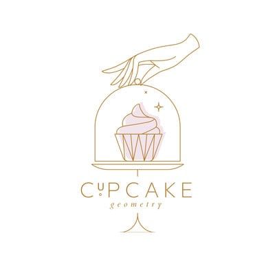 Beige Pastel Simple Cupcake Store Logo - Templates by Canva Cake House Logo, Cake Bakery Logo, Cake Shop Logo, Cupcake Store, Korean Vibe, Miss Cake, Cake House, Store Logo, Simple Cake