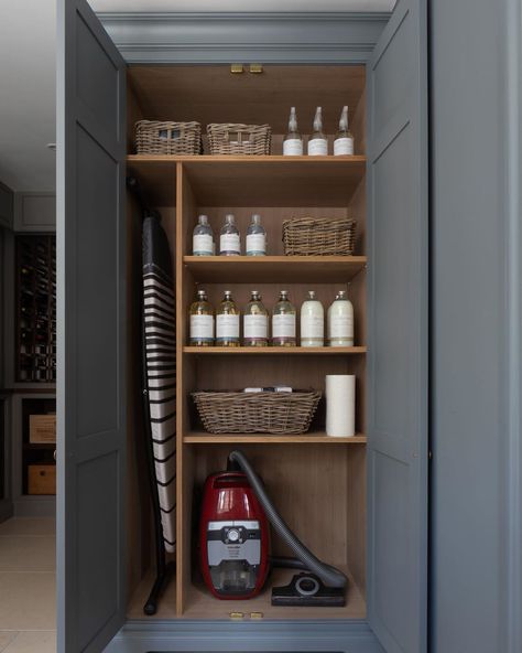 Boot Room Utility, Utility Space, Cleaning Cupboard, Laundry Cupboard, Utility Room Storage, Cupboard Ideas, Utility Room Designs, Humphrey Munson, Utility Closet