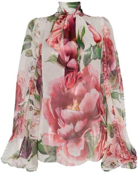 Pink Chiffon Blouse, Sheer Chiffon Blouse, Printed Chiffon Blouse, Silk Chiffon Blouse, Red Chiffon, Tie Neck Blouse, Dolce E Gabbana, Vestido Casual, Chiffon Shirt