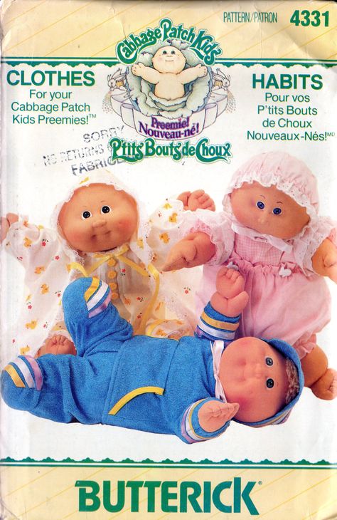 Coat And Dress, Ruffles Top, Preemie Clothes, Vintage Friends, Kids Clothes Patterns, Preemies, Rag Doll Pattern, Pattern Store, Cabbage Patch Kids