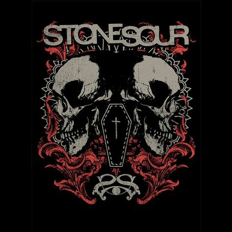 Stone sour Merchandise Designs, Stone Sour, Rock Band Posters, Concert Poster, Tour Posters, Rock Posters, Gig Posters, Band Posters, New Poster