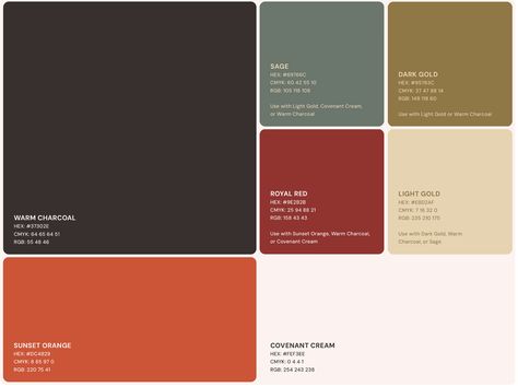 Church Color Palette, Branding Color Palette, Church Branding, Christ The King, Presbyterian Church, Church Design, The King, Creative Professional, Color Palette