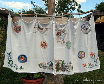 Embroidered Curtains, Battenburg Lace, Flower Curtain, Silk Curtains, Ray Of Light, Elegant Curtains, Types Of Curtains, Herringbone Stitch, Framed Embroidery