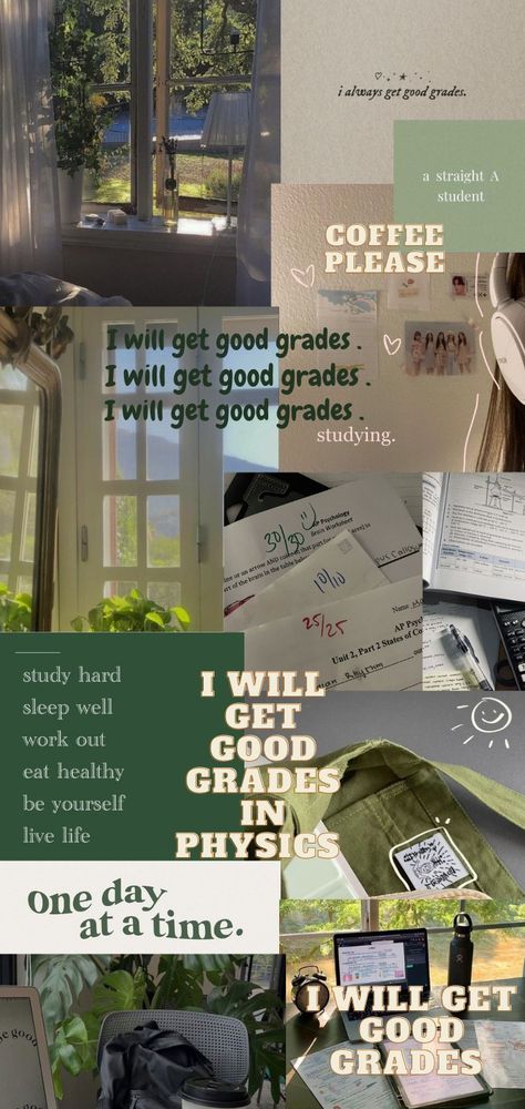 Manifesting Good grades #Manifestation #Greenaesthteicwallpaper #Sagegreen Manifesting Grades Wallpaper, Good Grades Affirmations Wallpaper, Board Exam Motivation Wallpaper, Green Study Motivation, How To Manifest Good Grades, 95% Marks Exam Wallpaper, Good Grades Aesthetic Wallpaper, Green Study Aesthetic, Grades Affirmations