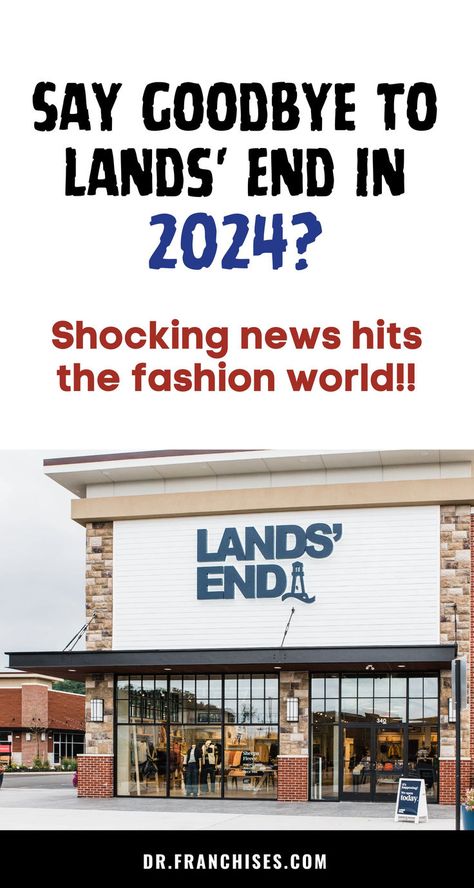 Lands' has been facing continuous decline, but the latest 5.5% drop in revenue is making people question what is going on with Lands' End. Is it going out of business? Head to our blog to find out the truth behind the company's downfall. Going Out Of Business, Drop In, Lands End, The Truth, The End, Going Out