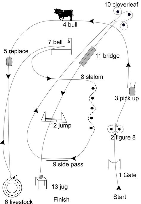 Obstacle Courses Obstacles For Horses Ideas, Obstacles For Horses, Trail Patterns, Trail Obstacles For Horses, Working Equitation, Ranch Horse Trail Obstacles, Horse Obstacles, Working Equitation Obstacles, Dressage Exercises