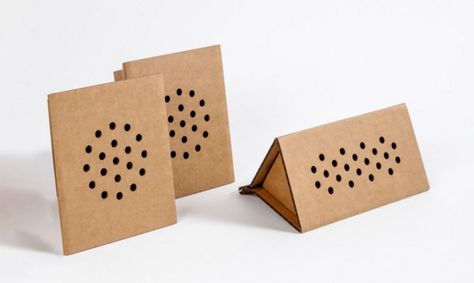 Cardboard Product Design, Cardboard Inventions, Cardboard Speaker, Cardboard Prototype Products, Cardboard Laptop, Crystal Radio, Radio Design, Space Books, Card Board