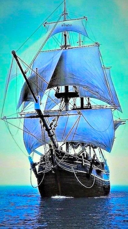 Pirate Ship Art, Navi A Vela, Der Gentleman, Old Sailing Ships, Clipper Ship, Ship Tattoo, Ship Drawing, Sailing Vessel, Ship Paintings