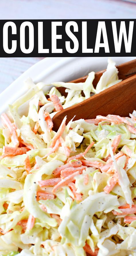 Bag Coleslaw Recipe, Coslaw Recipes, Carrot Coleslaw, Sweet Coleslaw Recipe, Easy Coleslaw Dressing, Homemade Coleslaw Dressing, Creamy Coleslaw Dressing, Classic Coleslaw Recipe, Southern Coleslaw