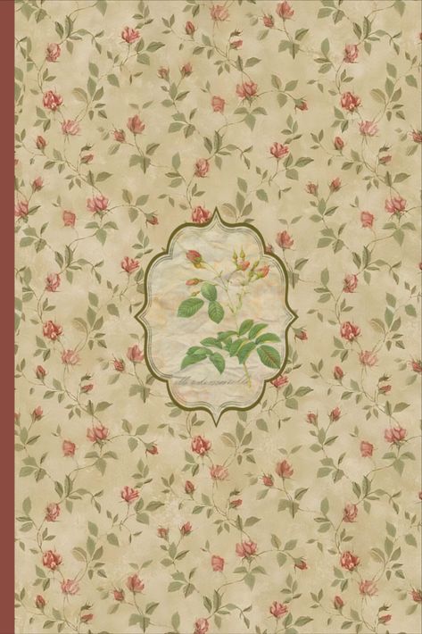 Rococo Coquette, Plain Background Colors, Diy Envelope Template, Book Cover Design Template, Binding Covers, Floral Journal, Notebook Drawing, Notebook Cover Design, Wallpaper Inspiration