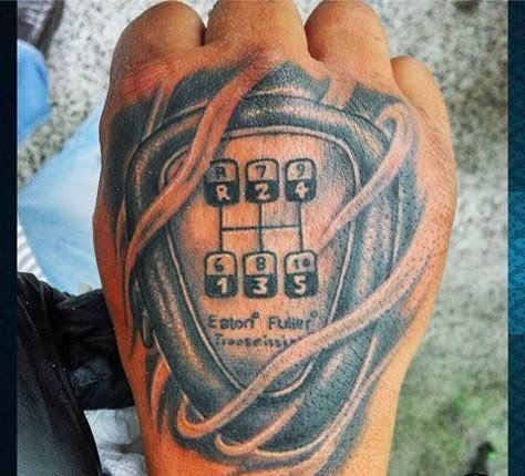 🤘Good morning🤘 #truck #trucks #tattoo #trucker #driver Shifter Tattoo, Diesel Mechanics Tattoo, Trucker Tattoo, Chevy Tattoo, Alas Tattoo, Truck Tattoo, Cowboy Tattoos, Mechanic Tattoo