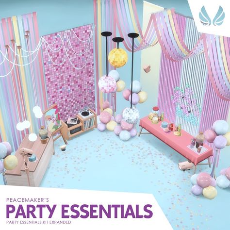 Party Essentials Expanded - Addon for TS4 | Patreon Sims 4 Peacemaker Cc, The Sims 4 Party Cc, Ts4 Party Cc, Sims 4 Party Decor Cc, Party Cc Sims 4, Sims 4 Cc Party, Sims 4 Party Cc, Ts4 Patreon, Aesthetic Games