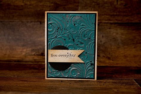 Water Mist, Tim Holtz Sizzix, Distress Oxides, Edgy Style, Gifts Sign, Embossing Folders, Metallic Foil, Big Shot, Embossing Folder