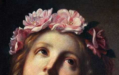 Art in details on Instagram: “Onorio Marinari 1627-1715 Saint Cecilia . #art #detail #artdetail #painting #classicalart #womeninart #arthistory #historyofart…” Flowers In Her Hair, Art Details, Classical Art, Aphrodite, Classic Art, Dark Academia, Aesthetic Art, Art History, Her Hair