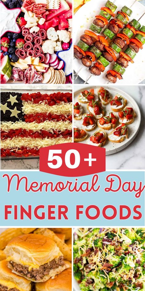 Finger Food for Memorial Day Memorial Day Cookout, Memorial Day Desserts, 4th July Food, Memorial Day Foods, Patriotic Food, Patriotic Desserts, Fourth Of July Food, Cookout Food, Boat Food