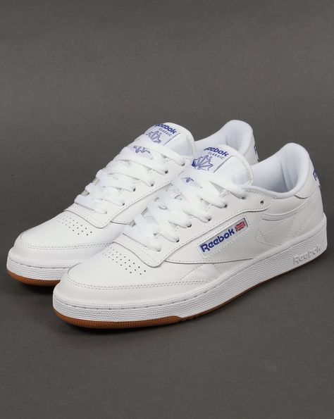 The Reebok Club C 85 trainer was born from of an era of classic leather designs and the 80s fitness revolution. 80s Fitness, Reebok Club C 85 Vintage, Club C 85 Vintage, Pink Club, Nike Heels, Reebok Club C 85, Fila Vintage, Club C 85, Leather Designs