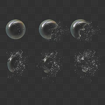 Soap Bubble Drawing, Popped Bubble Art, Soap Bubbles Drawing, Procreate Animations, How To Draw Bubbles, 3d Bubbles, Bubble Tattoo, Underwater Bubbles, Bubble Burst