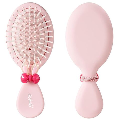 Mini Hair Brush, Hair Brushing, Boar Bristle Hair Brush, Detangler Brush, Breaking Hair, Hair Supplies, Detangling Brush, Wet Brush, Styling Brush