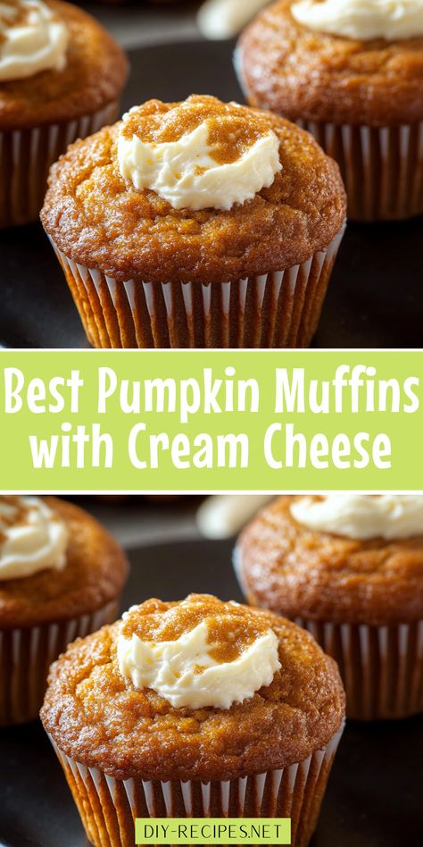 Make the best pumpkin muffins stuffed with a cream cheese filling and a crumbly cinnamon topping. Perfect for autumn mornings! Pumpkin With Cream Cheese Filling, Cream Cheese Stuffed Pumpkin Muffins, Healthy Pumpkin Cream Cheese Muffins, Pumpkin Muffins Cream Cheese, Cream Cheese Filled Muffins, Cream Cheese Pumpkin Muffins, Pumpkin And Cream Cheese, Pumpkin Muffins With Cream Cheese, Best Pumpkin Muffins